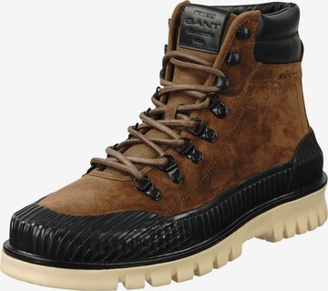 GANT Lace-Up Boots in Brown: front