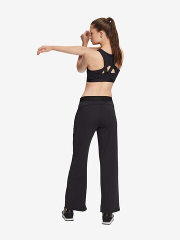 Loosefit Pantalon de sport ESPRIT en noir