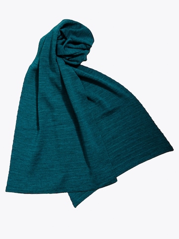 LANARTO slow fashion Schal 'Uni' in Blau: Vorderseite