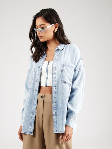 Camicia da donna 'TACOMA' di MUSTANG in blu: frontale