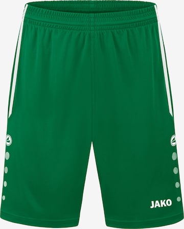 Pantalon de sport JAKO en vert : devant