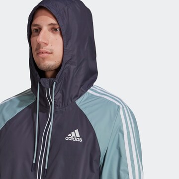 ADIDAS SPORTSWEAR Athletic Jacket in Blue