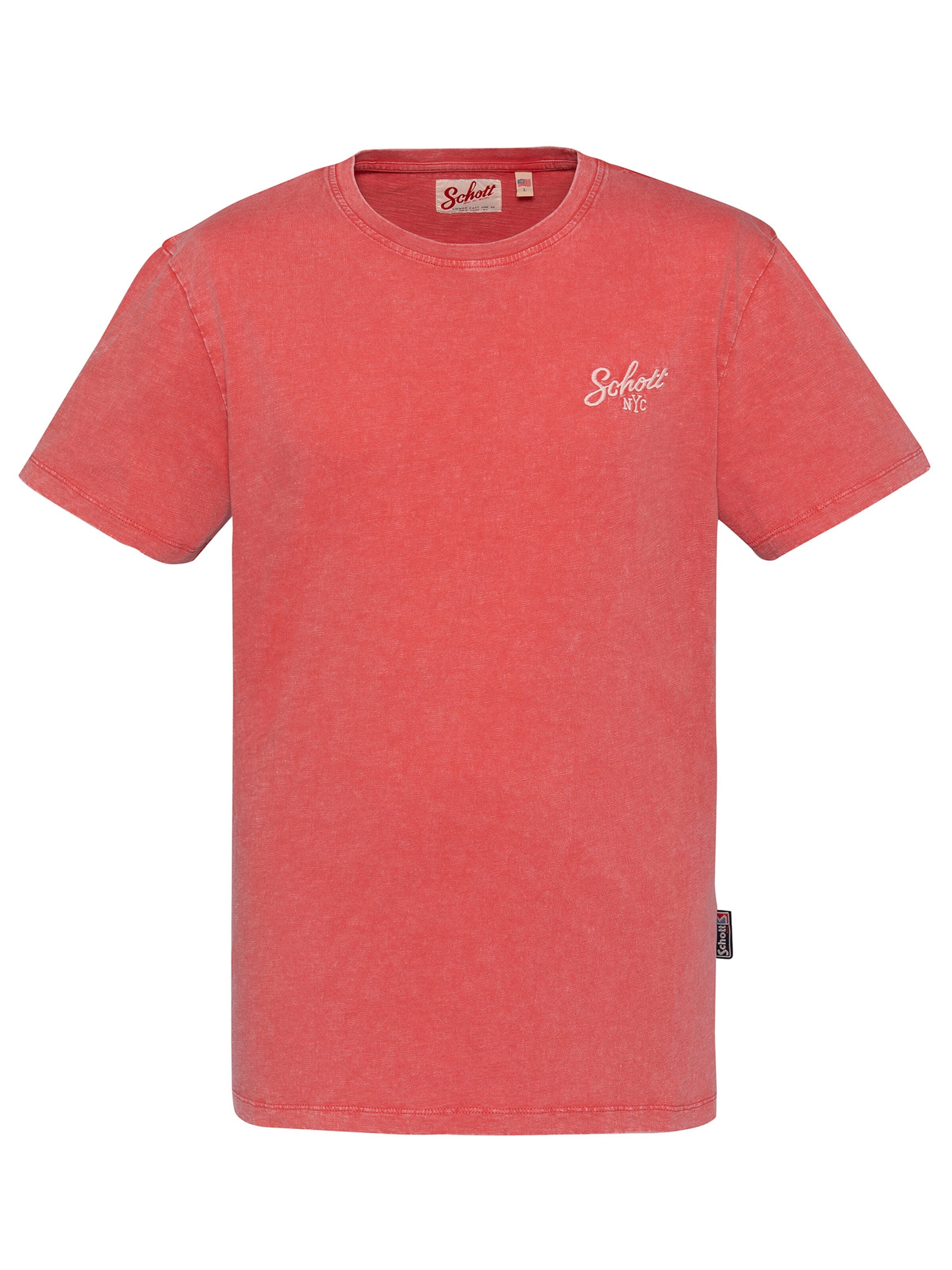Schott NYC Shirt in Red: front