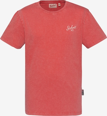 Schott NYC Shirt in Red: front