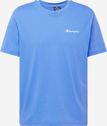 T-Shirt Champion Authentic Athletic Apparel en bleu : devant