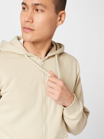 Only & Sons Regular Fit Sweatjacke 'CERES' in Beige