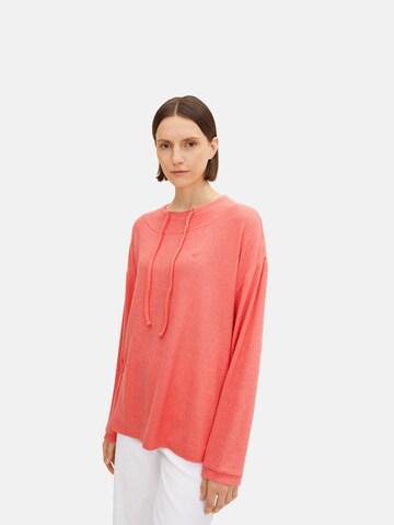 TOM TAILOR Shirt in Rood: voorkant