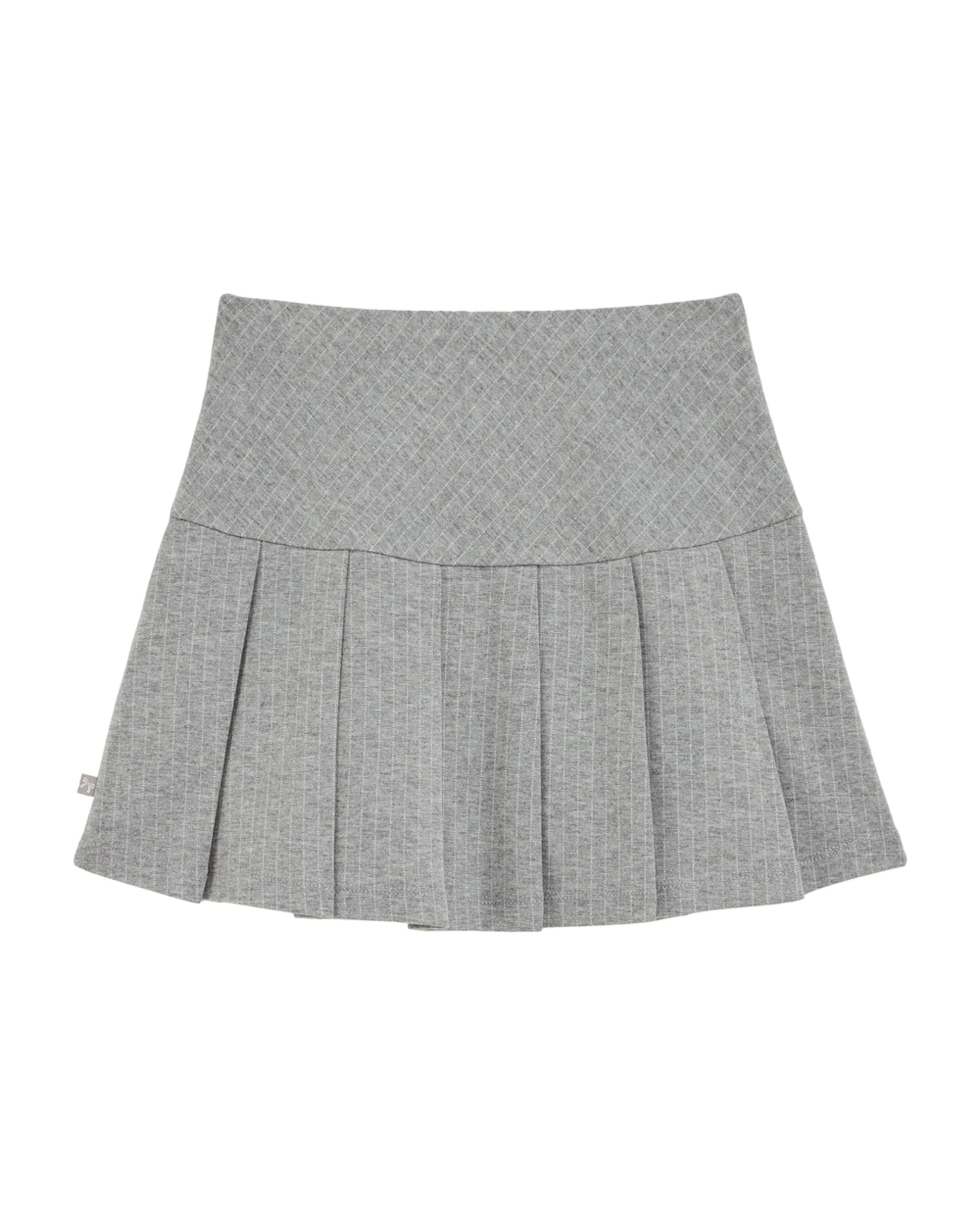 Jupe WE Fashion en gris : devant