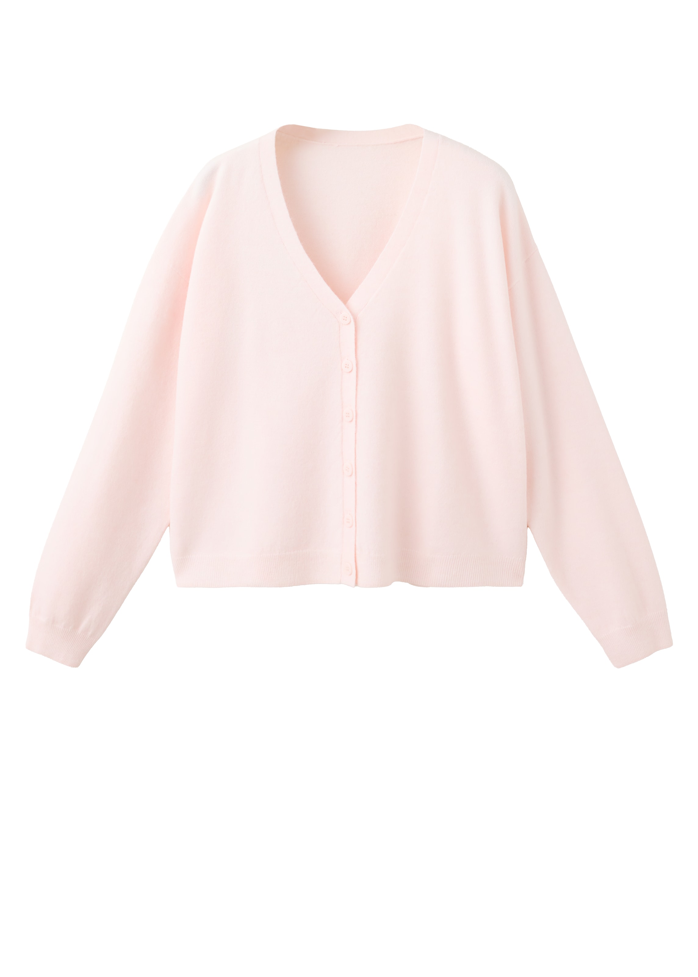 MANGO Strickjacke 'NEKKON' in Pink: Vorderseite