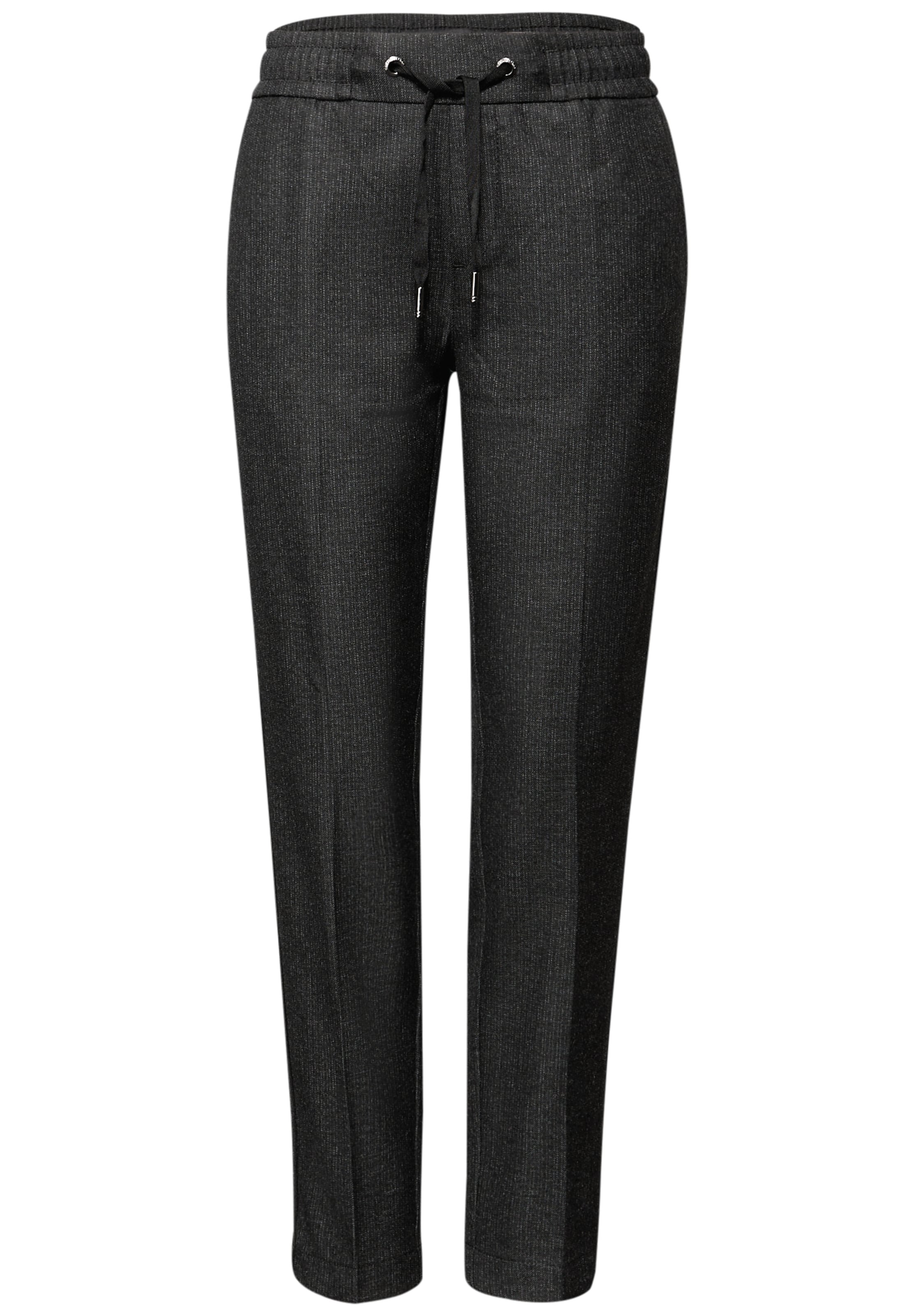 STREET ONE Loose fit Pants in Grey: front