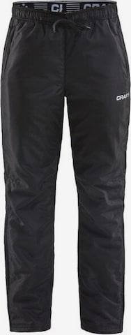 Craft Slim fit Workout Pants in Black: front