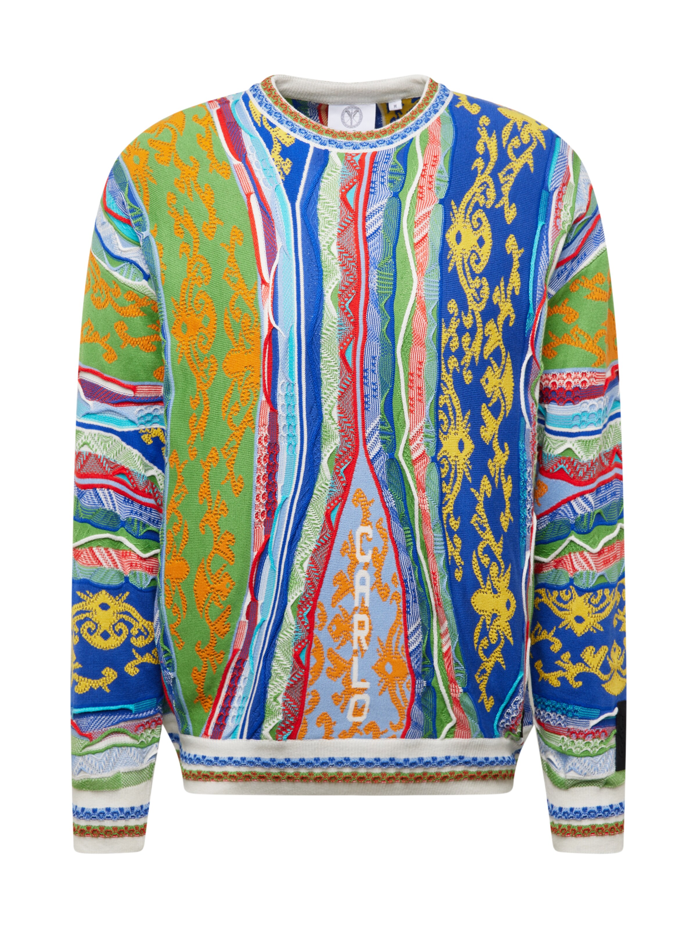 Pull-over 'di Cicco' Carlo Colucci en mélange de couleurs : devant