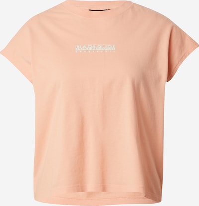 NAPAPIJRI T-Shirt 'TAHI' in braun / pfirsich / lachs / weiß, Produktansicht