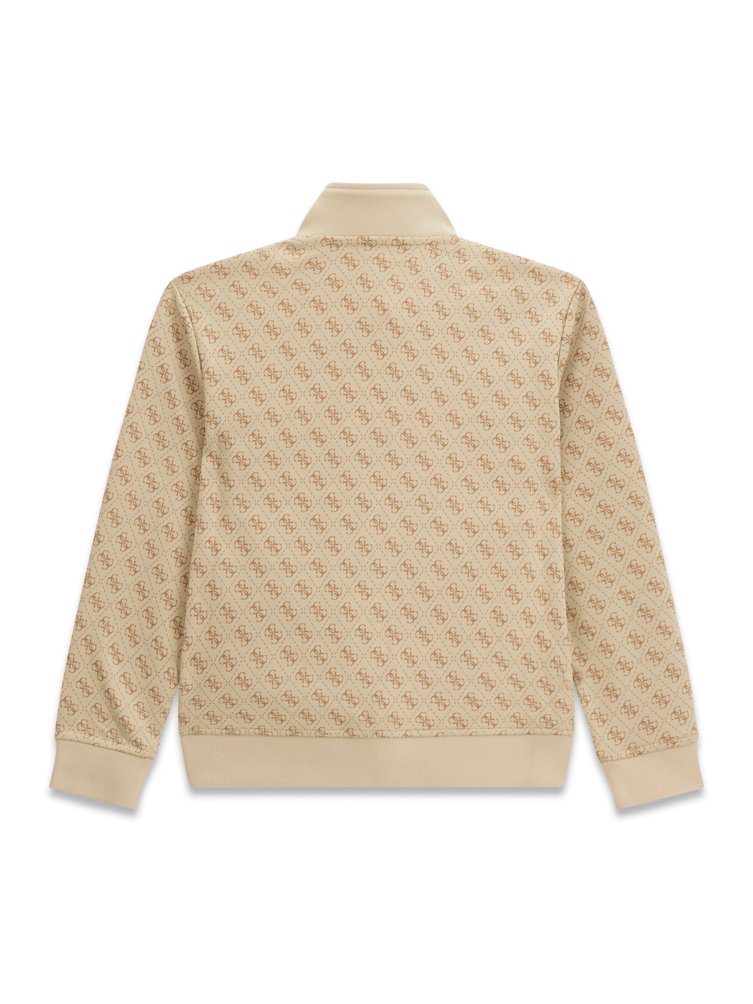 GUESS Кофта на молнии 'ACTIVE' в Бежевый