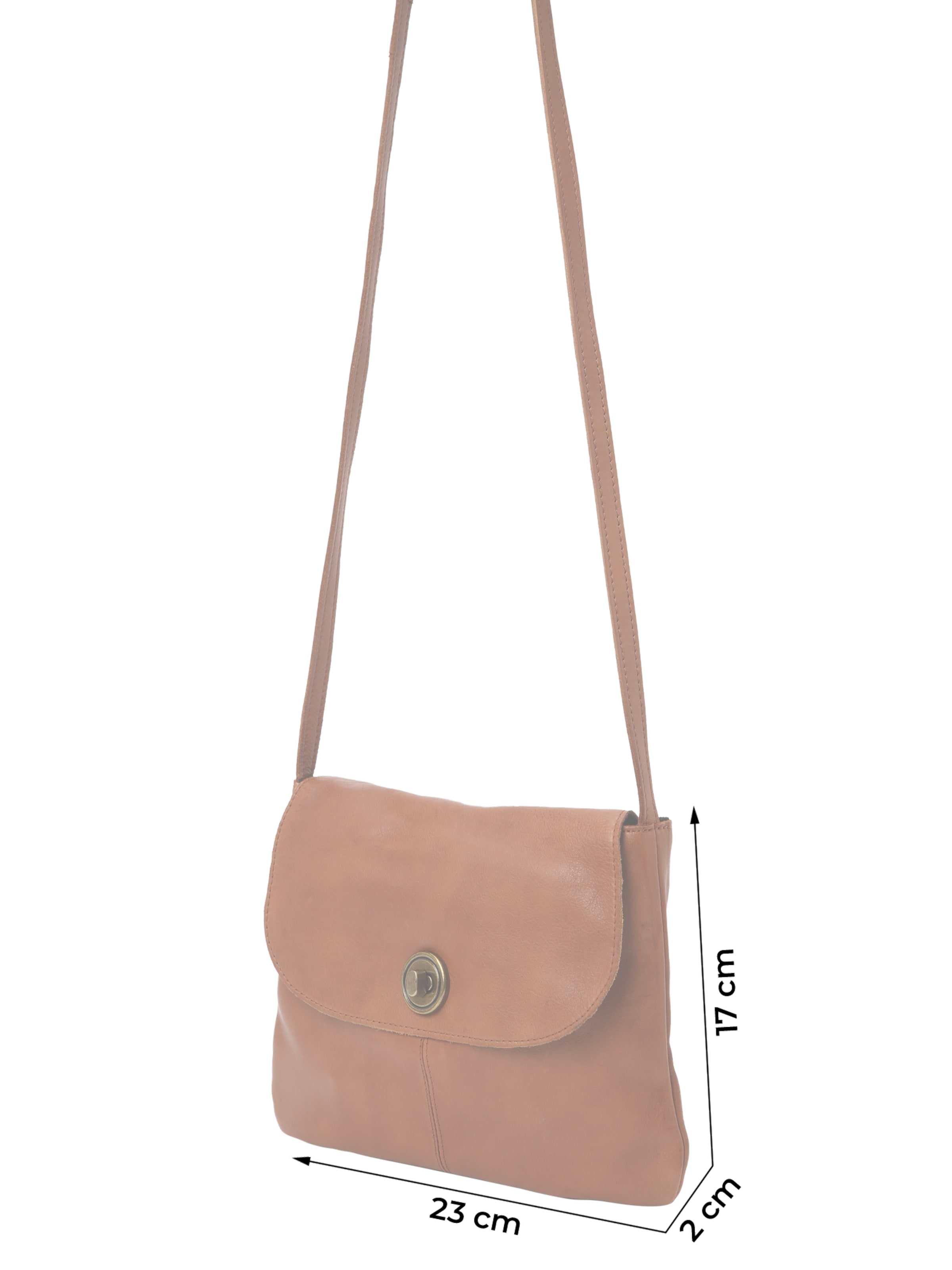 PIECES Crossbody bag 'TALLY' in Brown