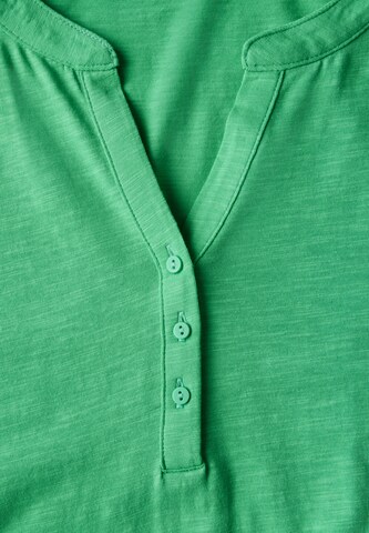 STREET ONE Jersey-Shirt in Grün