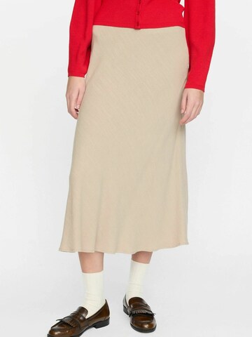 Soft Rebels Nederdel 'Samantha' i beige: forside