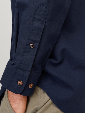 JACK & JONES Comfort fit Overhemd 'Summer Band' in Blauw