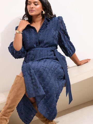 Rochie tip bluză de la Lipsy pe albastru