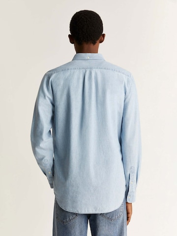 Scalpers Comfort Fit Skjorte 'New Forest' i blå