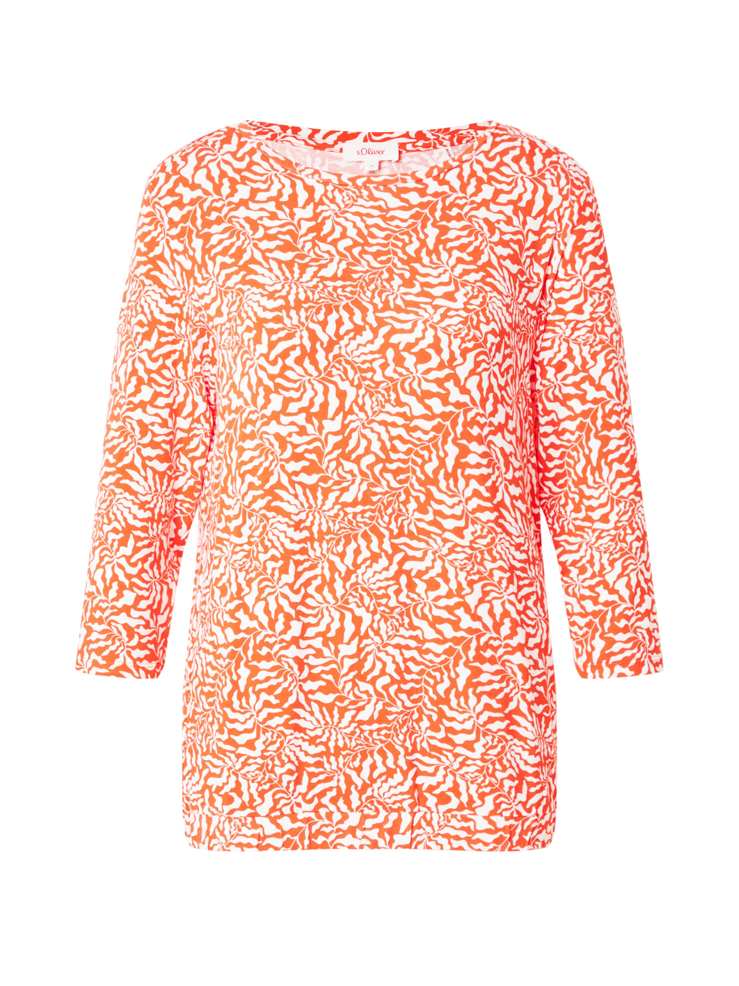 oranžs s.Oliver T-Krekls: no priekšpuses