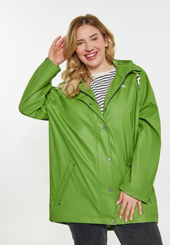 Schmuddelwedda Демисезонное пальто в Зеленый: спереди