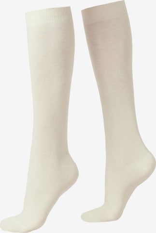 CALZEDONIA Socks in Beige: front