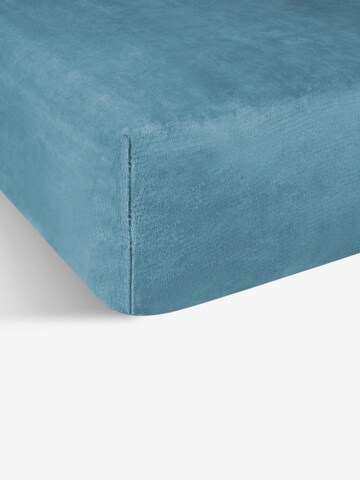 Aspero Bed Sheet 'Perpignan' in Blue