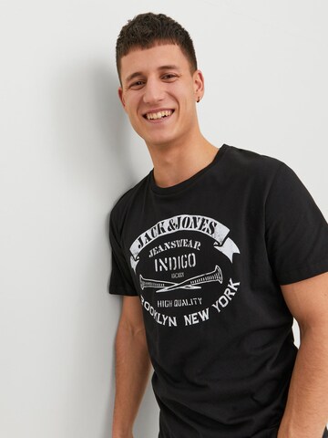 Tricou 'Jeans' de la JACK & JONES pe negru