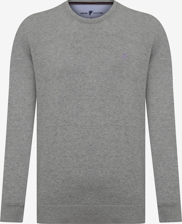 DENIM CULTURE Pullover 'Jeromy' i grå: forside