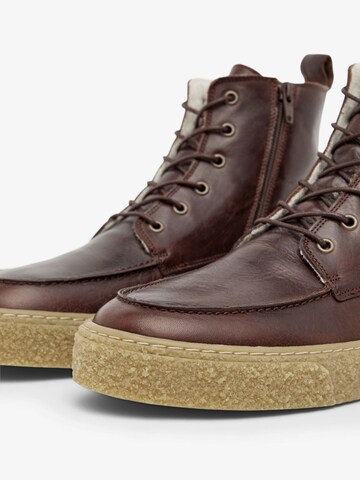 Bianco Lace-Up Boots 'BIACHAD' in Brown