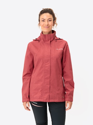 VAUDE Sportjacke 'W Rosemoor J II' in Rot: predná strana