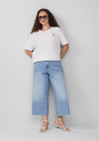 T-shirt QS en blanc
