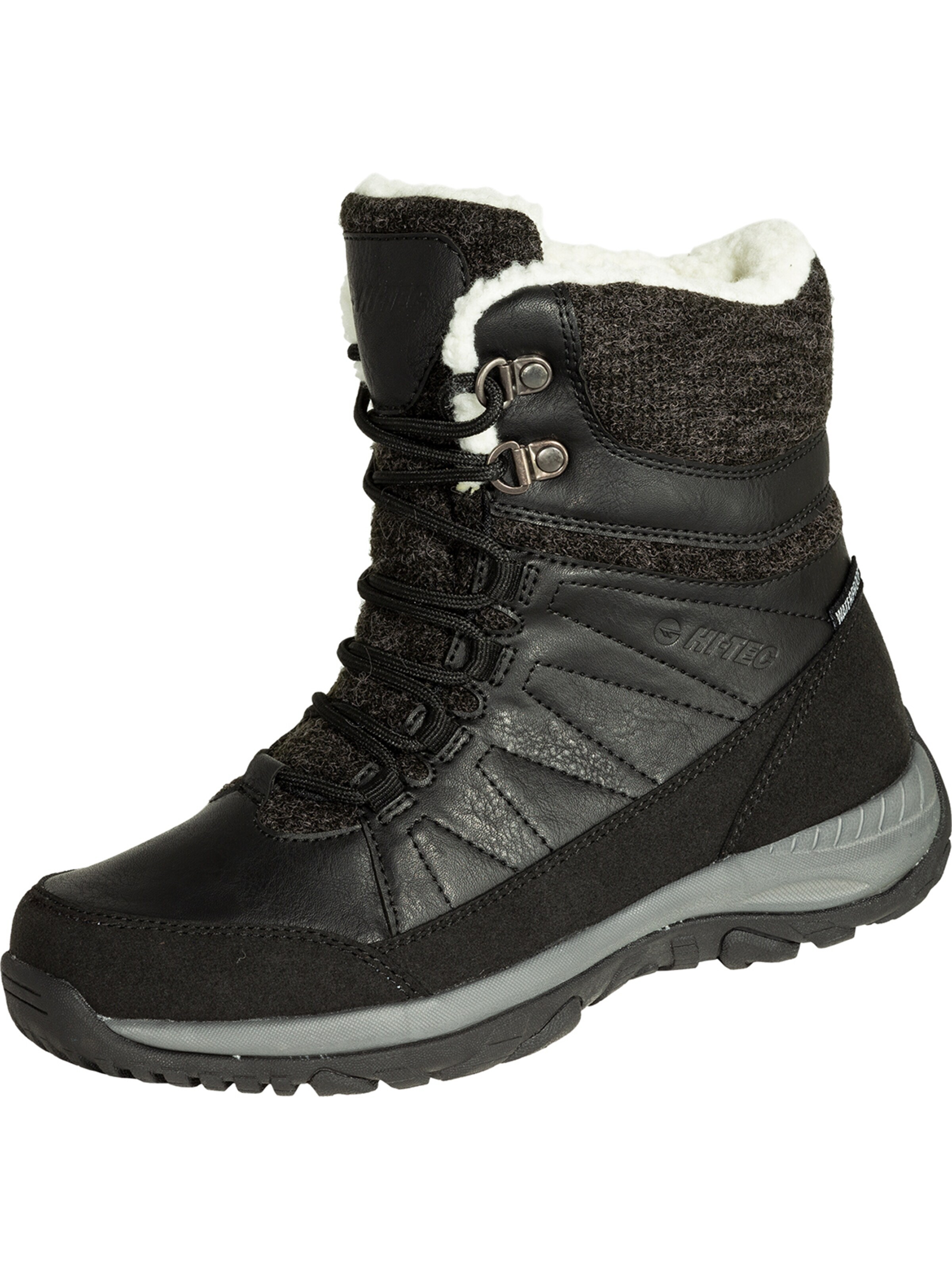 HI-TEC Low shoe 'Wanderstiefel Riva Mid WP in schwarz' in Black: front