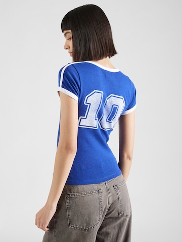 T-shirt 'IF MIA FOOTBALL BABY' iets frans en bleu