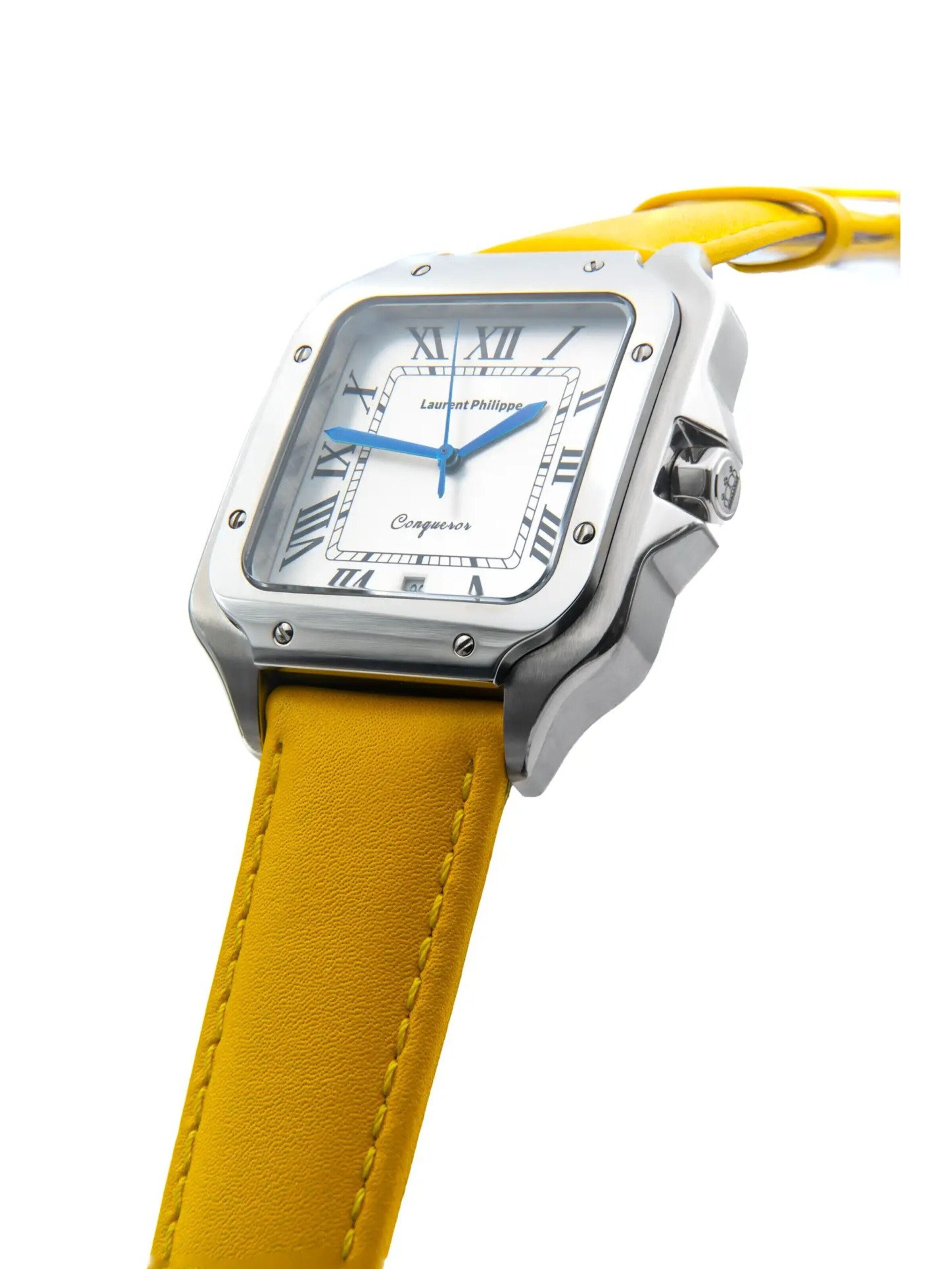 Laurent Philippe - Reloj analógico 'Conqueror Koh-I-Noor – Yellow Fever' en amarillo