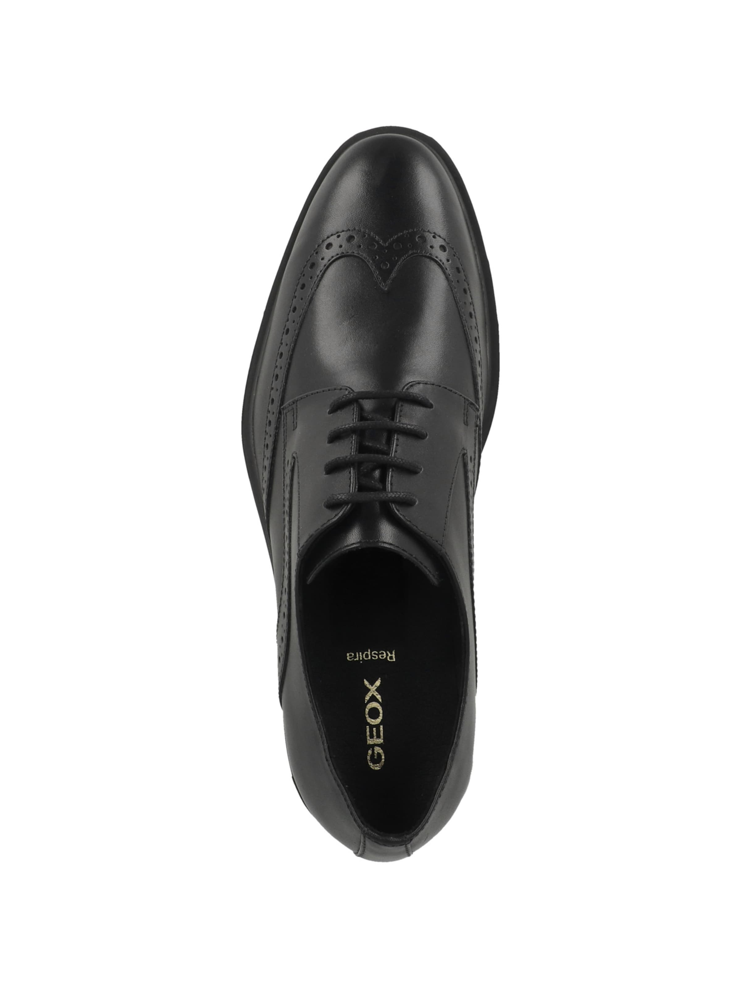 Chaussure à lacets 'Thorian' GEOX en noir