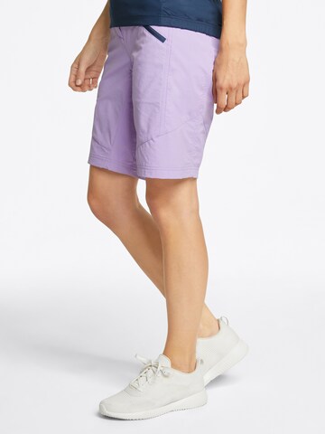 ZIENER Regular Workout Pants 'NASITA' in Purple