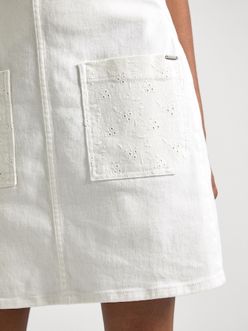 Pepe Jeans Spódnica na szelkach 'VESTA ANGLAISE' w kolorze biały