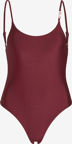 raudona Karl Lagerfeld Maudymosi kostiumėlis: priekis