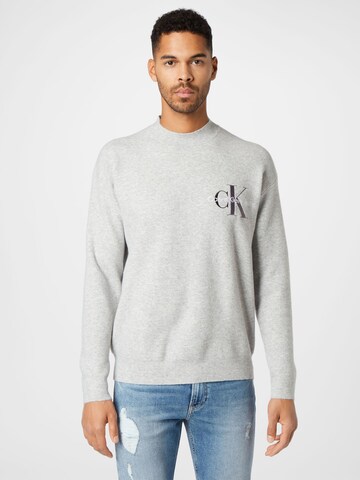 Calvin Klein Jeans Pullover in Grau: predná strana
