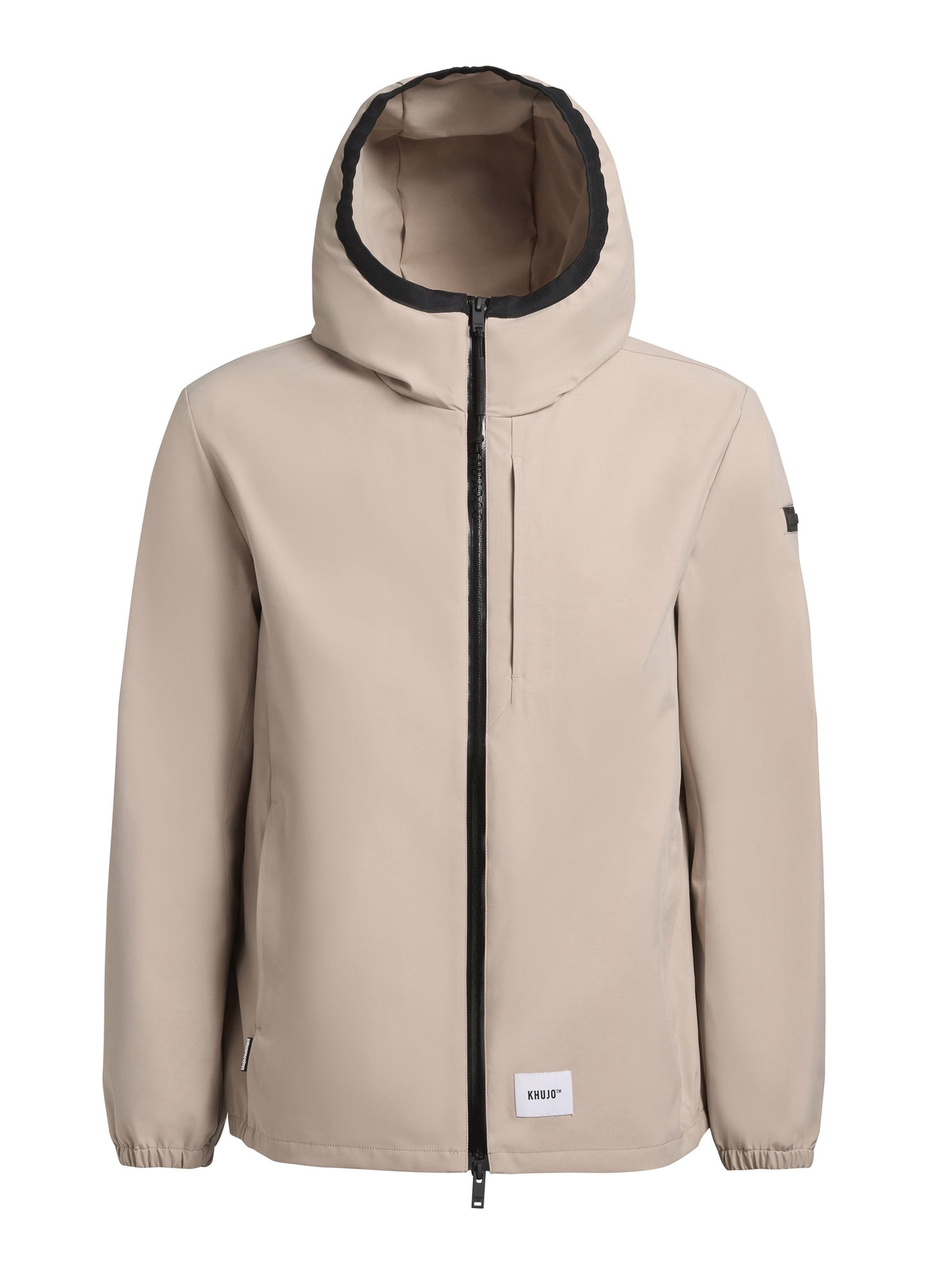 khujo Jacke 'Hamza' in Beige: Vorderseite