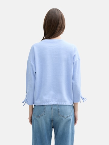 TOM TAILOR DENIM Sweatshirt in Blau