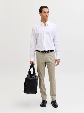 Coupe slim Pantalon chino 'JJIMarco JJBowie' JACK & JONES en vert