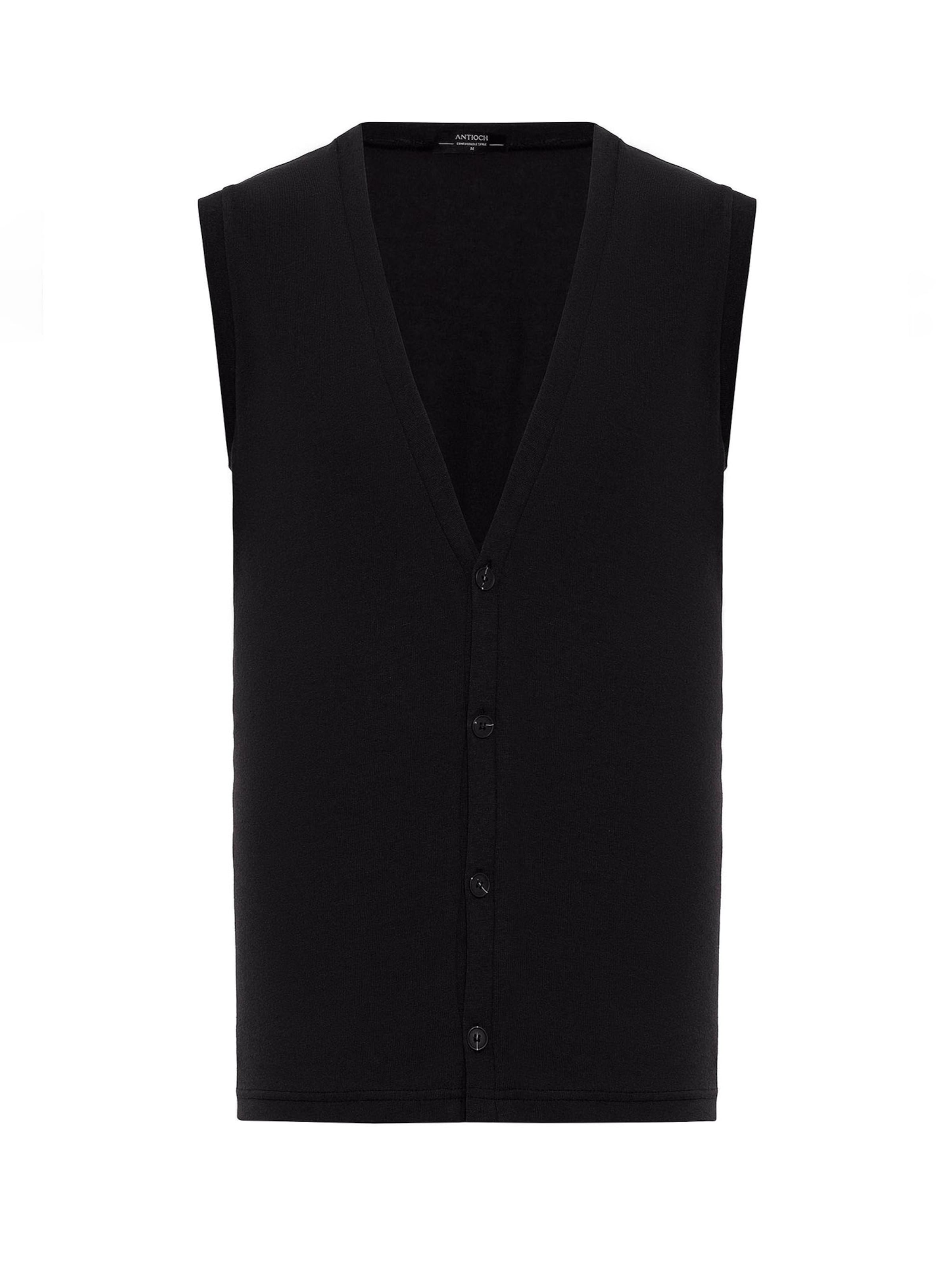 Antioch Жилетка в Черный: спереди