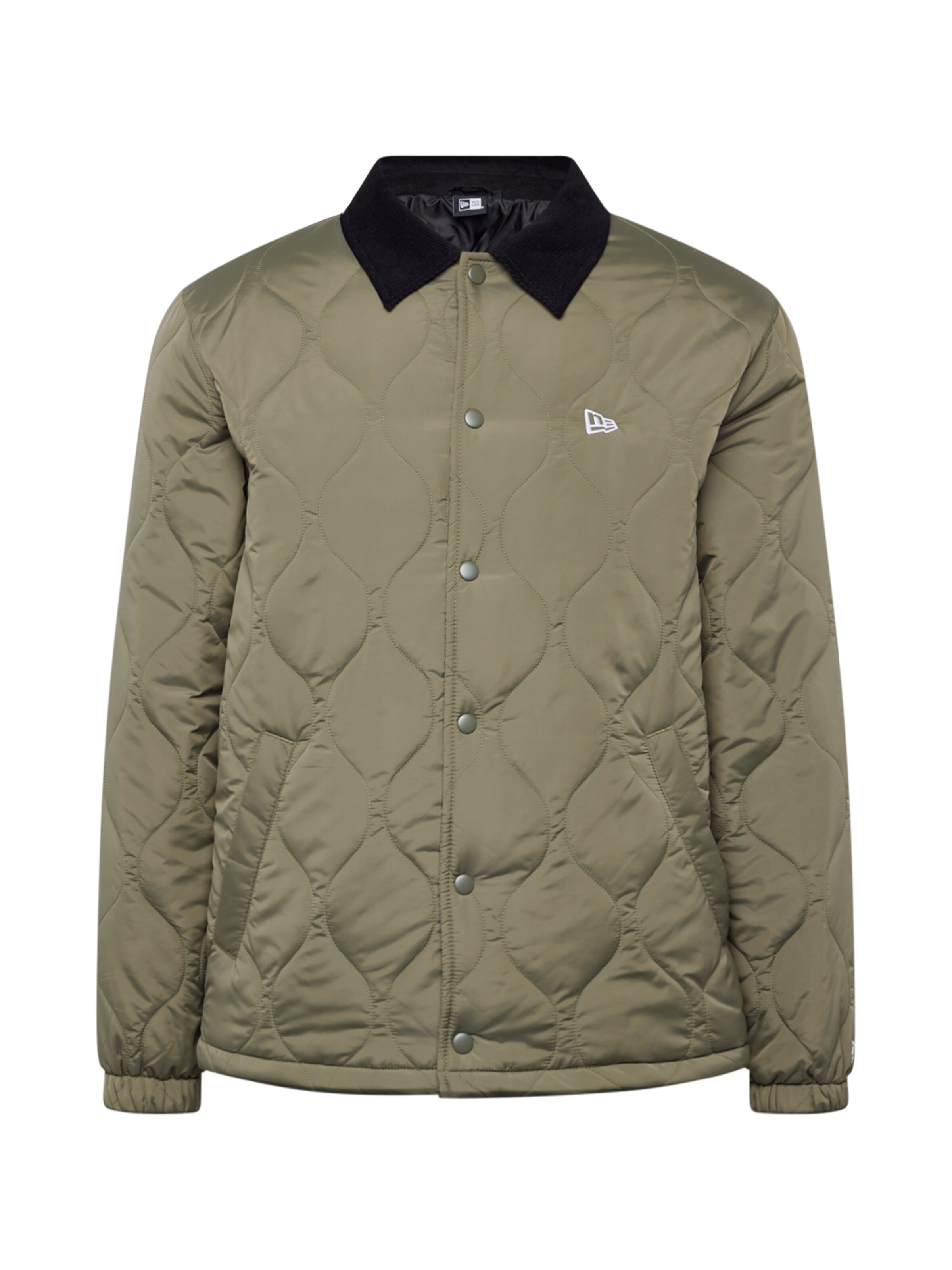 NEW ERA Демисезонная куртка в Зеленый: спереди