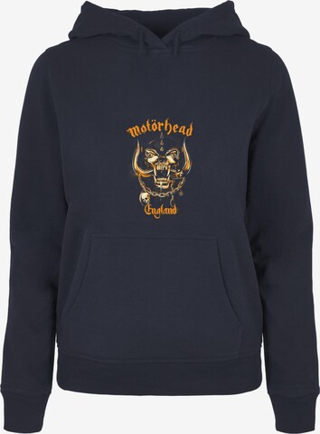 Sweat-shirt 'Motorhead - Mustard Pig' Merchcode en bleu : devant