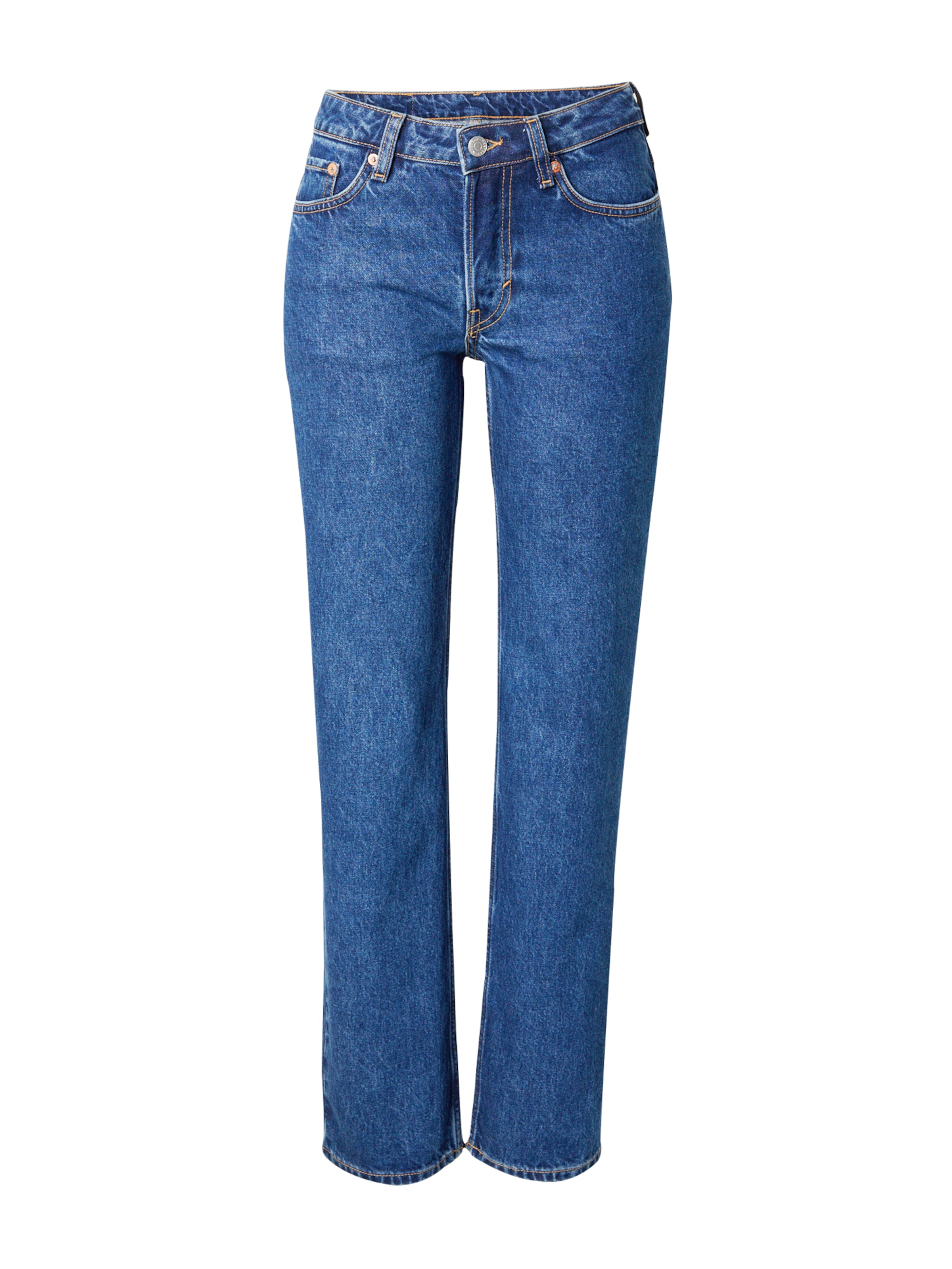 Jeans 'Pin' de la WEEKDAY pe albastru: față