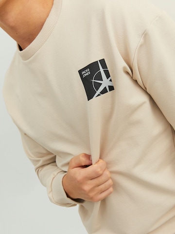 JACK & JONES Sweatshirt 'Filo' in Beige