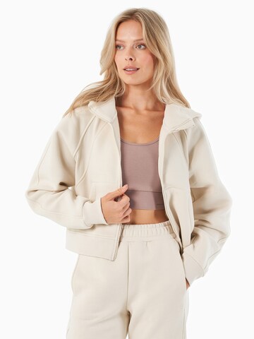 Organication Sweatjacke in Weiß